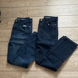 Boys Dark Blue Straight Jeans Size 16